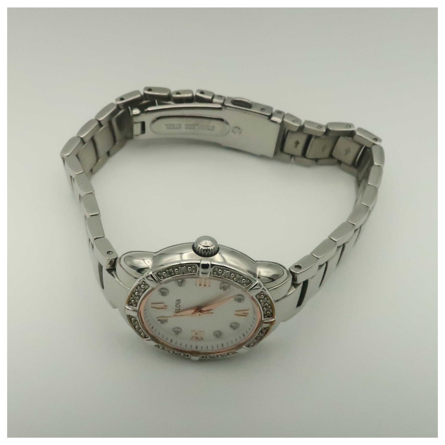 Bulova Diamonds Women's Japanese Quartz (Battery-Powered) Watch 96R176-PO - Image #8