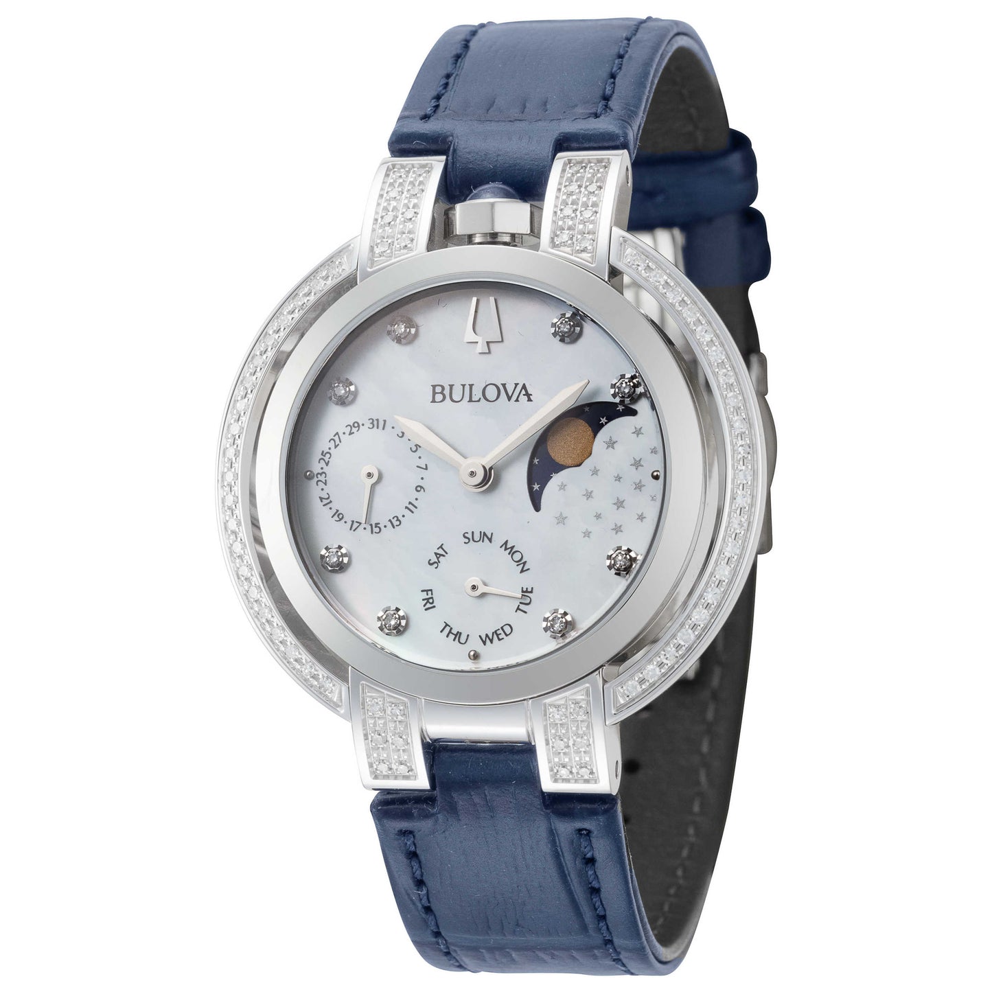 Front view of Bulova Rubaiyat Women's Quartz Watch 96R237