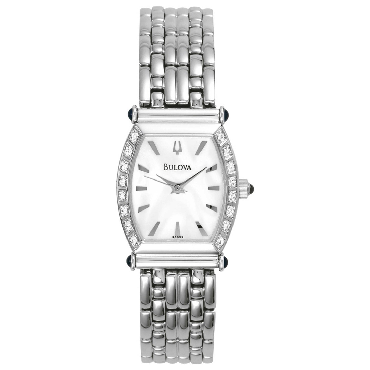 Front view of Bulova Diamonds Women's Quartz Watch 96R39