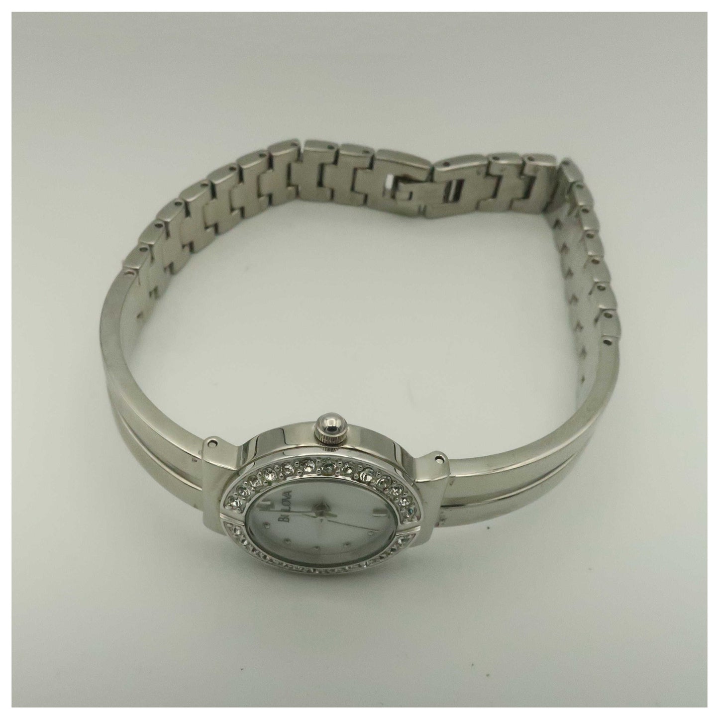 Bulova Crystal Women's Quartz Watch 96T09-PO - Image #8