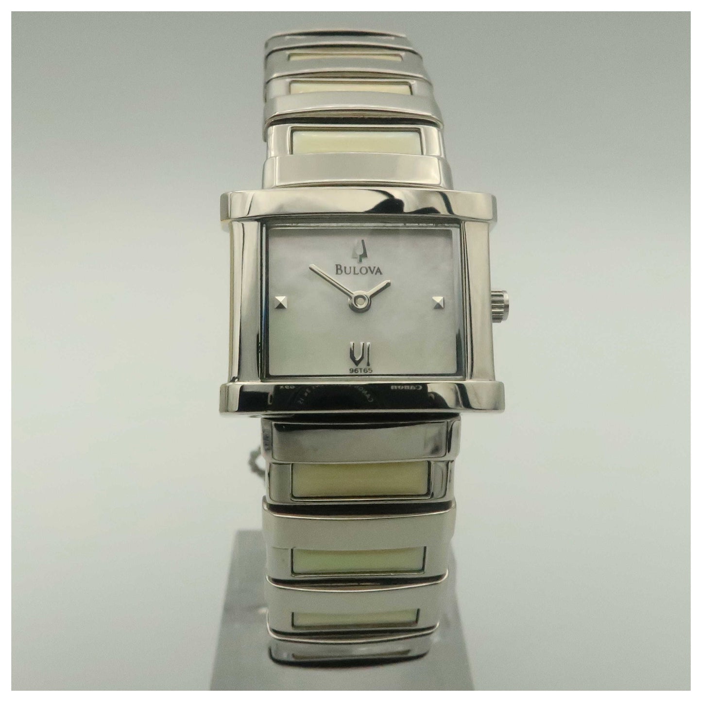 Front view of Bulova Dress Women's Quartz Watch 96T65-SDV