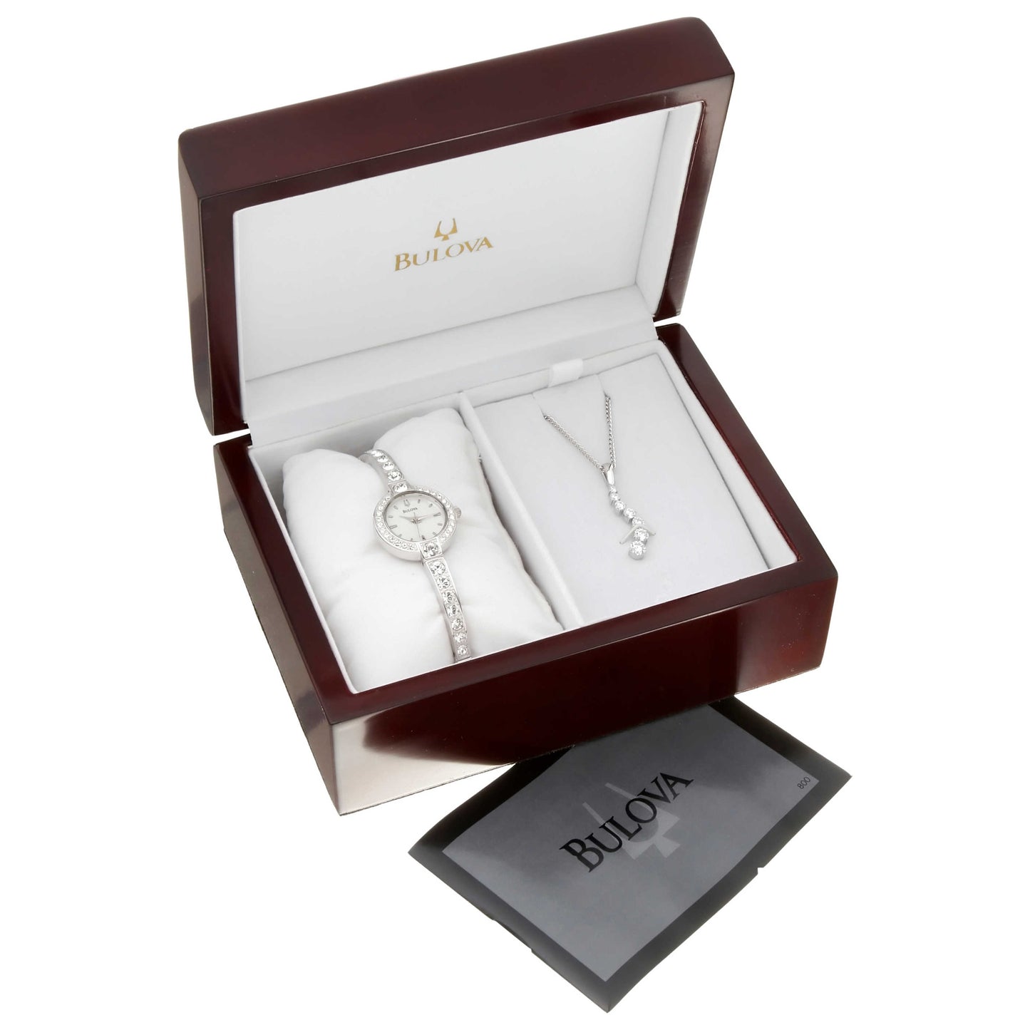 Bulova Crystal Women's Quartz Watch 96X001 - Image #6