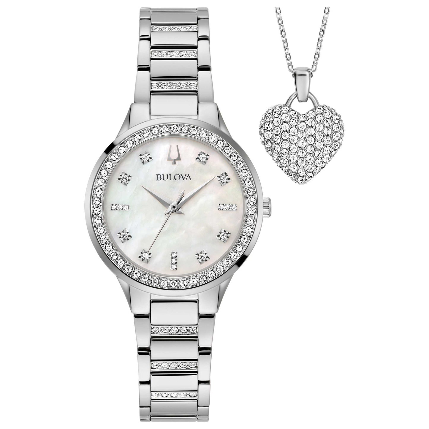 Front view of Bulova Classic Women's Quartz Watch 96X162