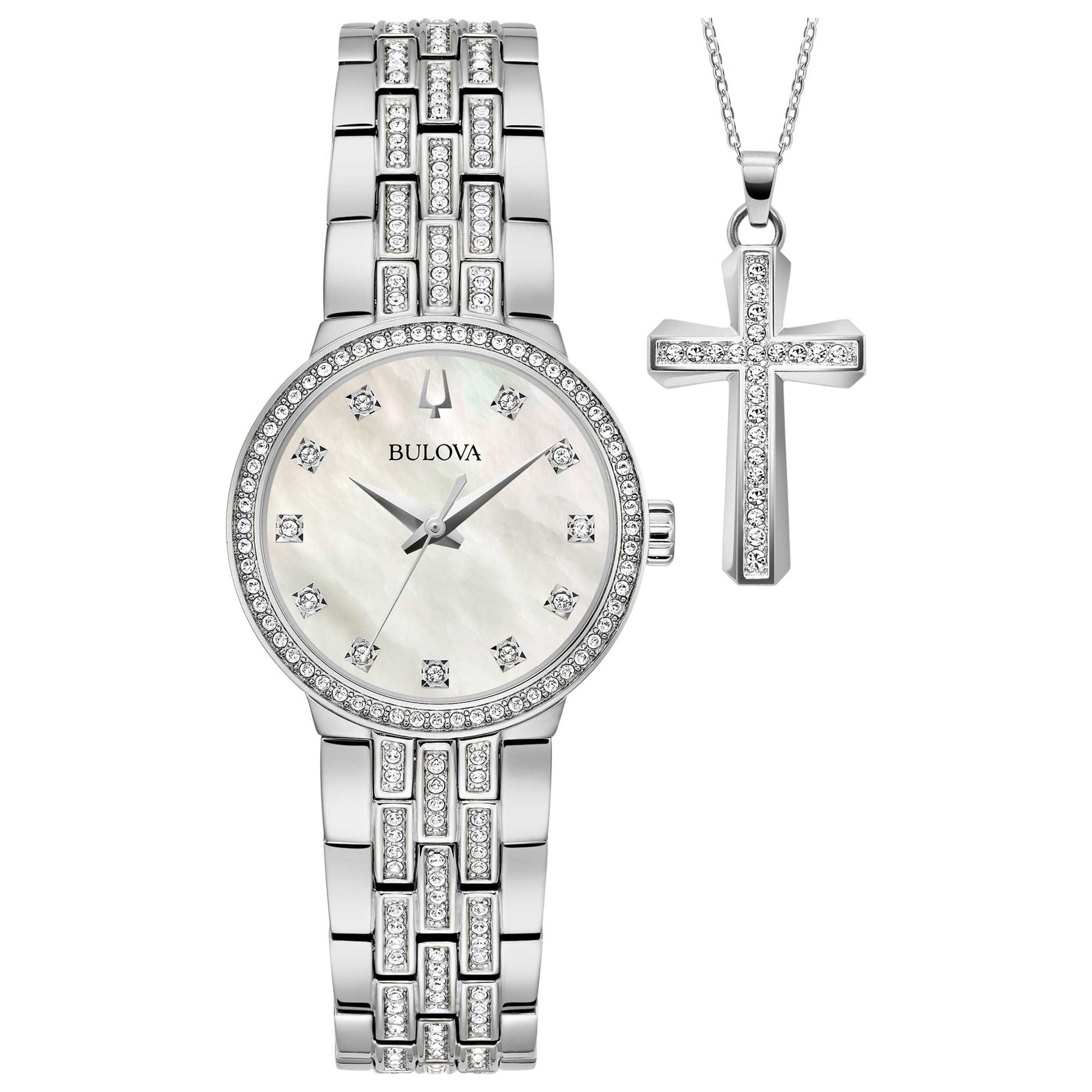Front view of Bulova Classic Women's Quartz Watch 96X163