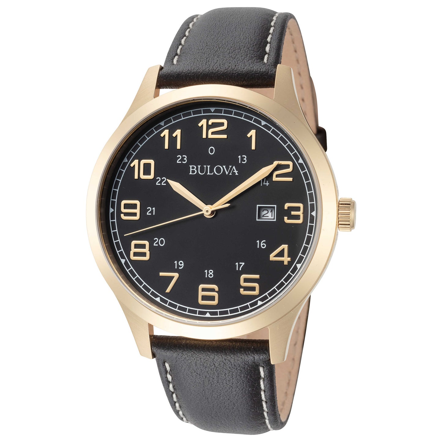 Front view of Bulova Classic Men's Quartz Watch 97B181