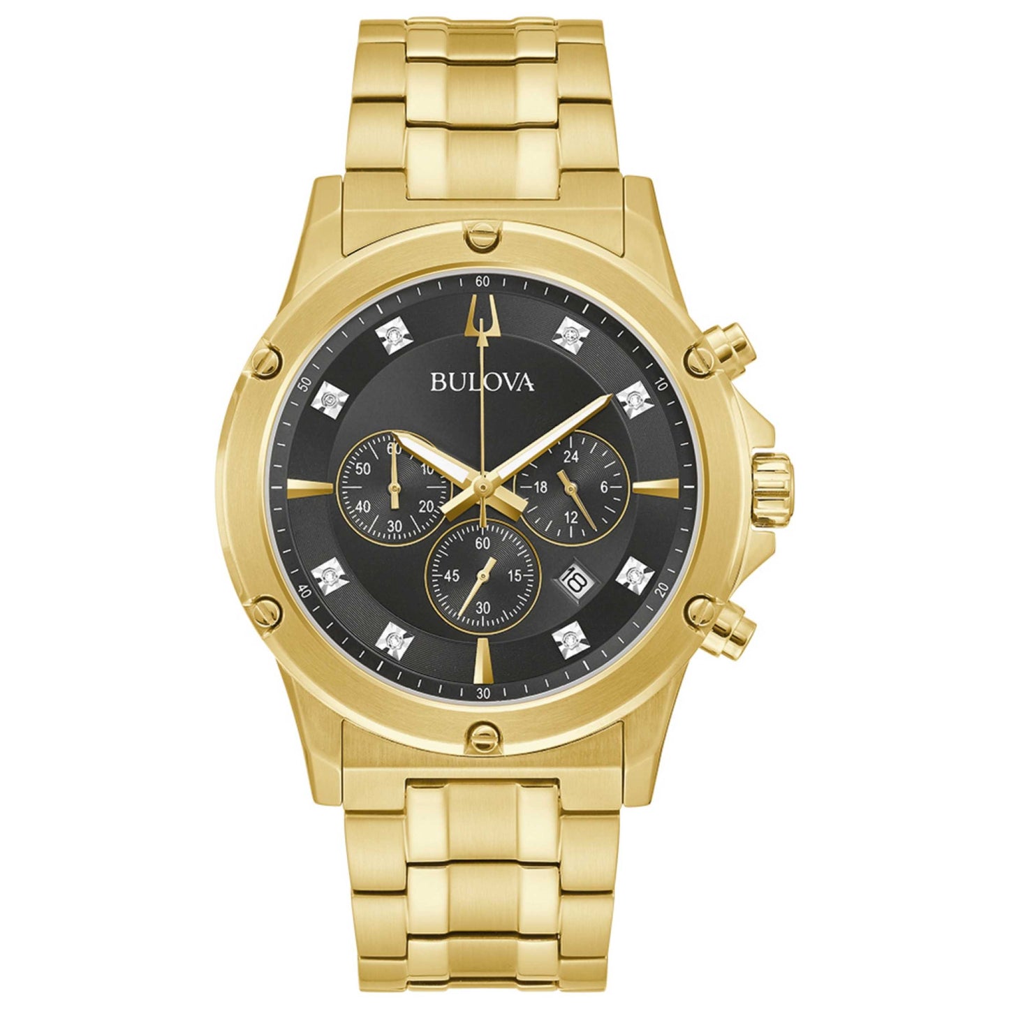 Front view of Bulova Classic Men's Quartz Watch 97D126