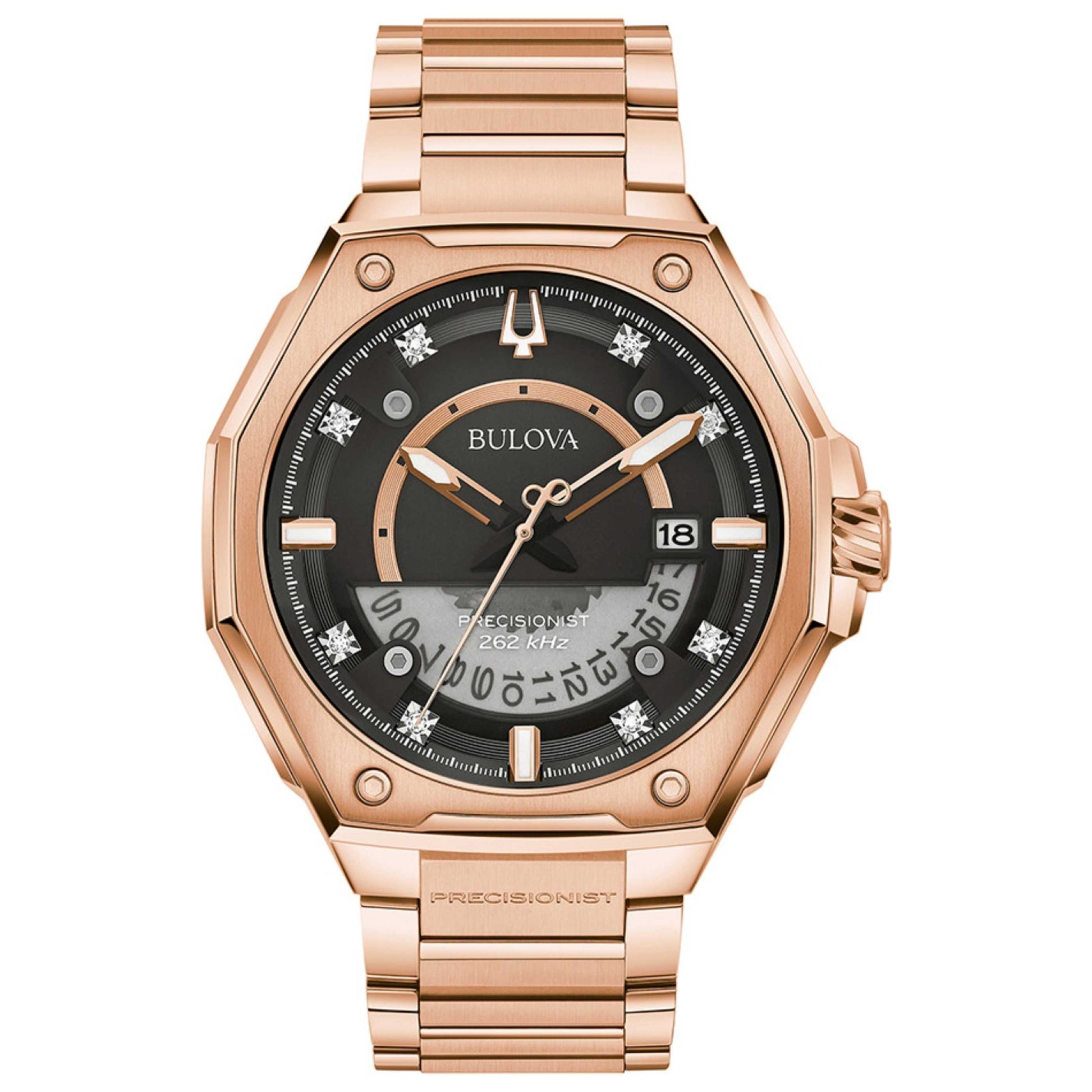 Front view of Bulova Series X Men's Quartz Watch 97D129