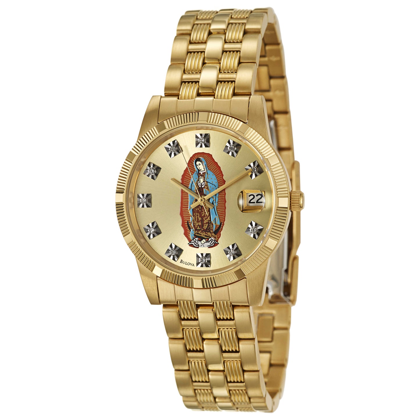 Front view of Bulova Dress Men's Quartz Watch 97F43G