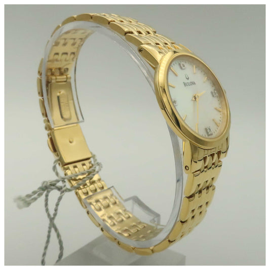 Bulova Diamonds Women's Japanese Quartz (Battery-Powered) Watch 97P103-PO - Image #3