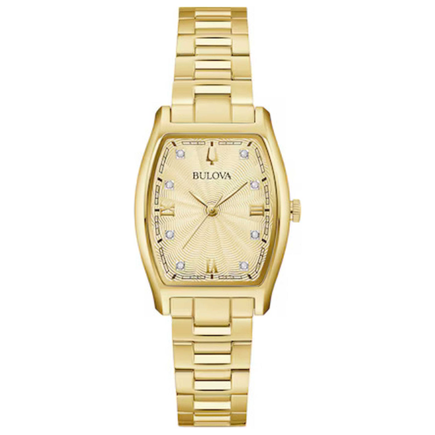 Front view of Bulova Tank Women's Quartz Watch 97P160