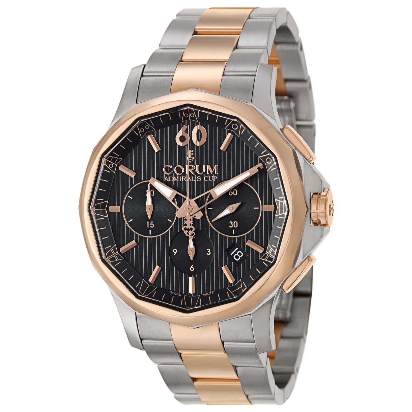 Front view of Corum Admiral's Cup Men's Automatic Watch 984-101-24-V705-AN11