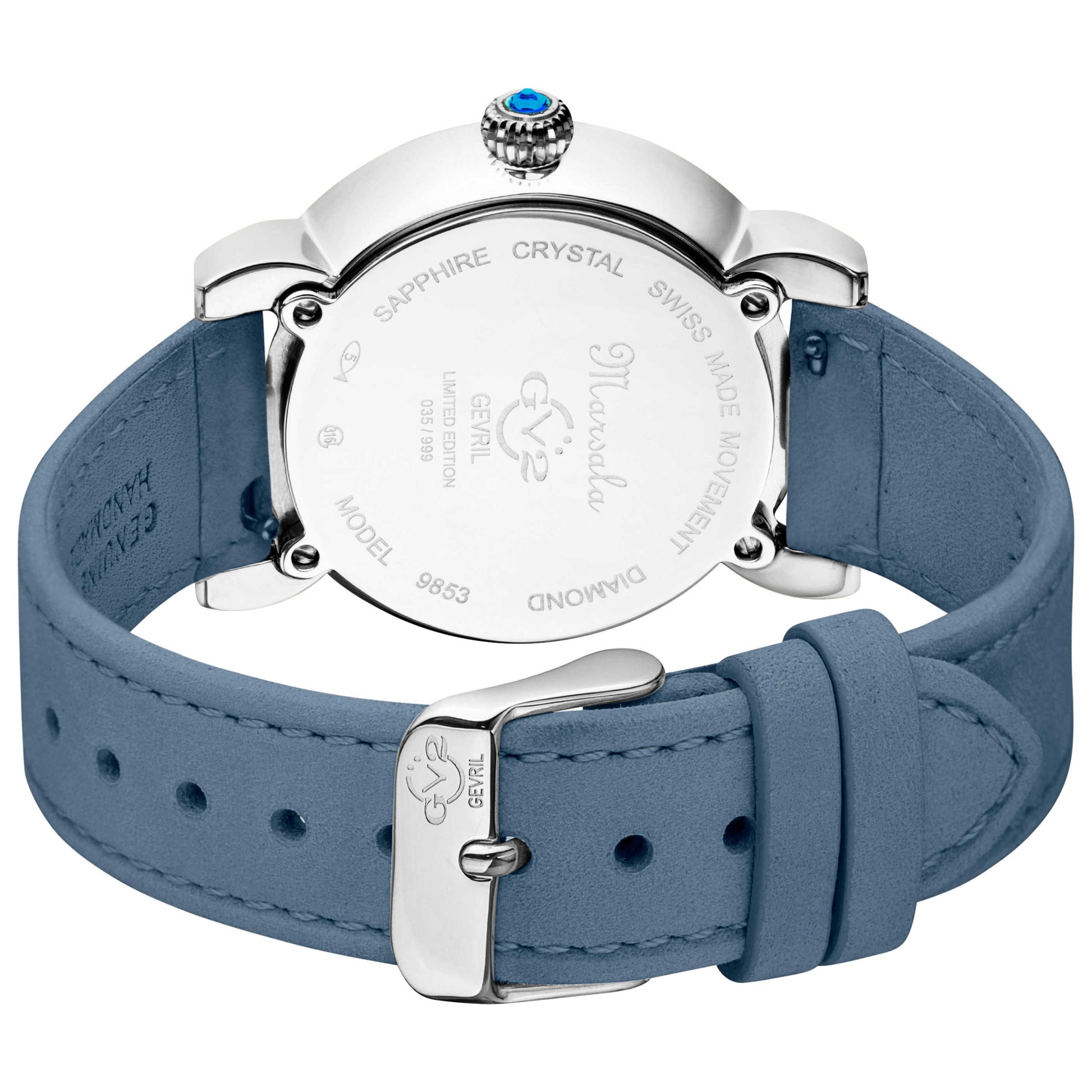 GV2 by Gevril Marsala Diamond Women's Quartz Watch 9850 - Image #2