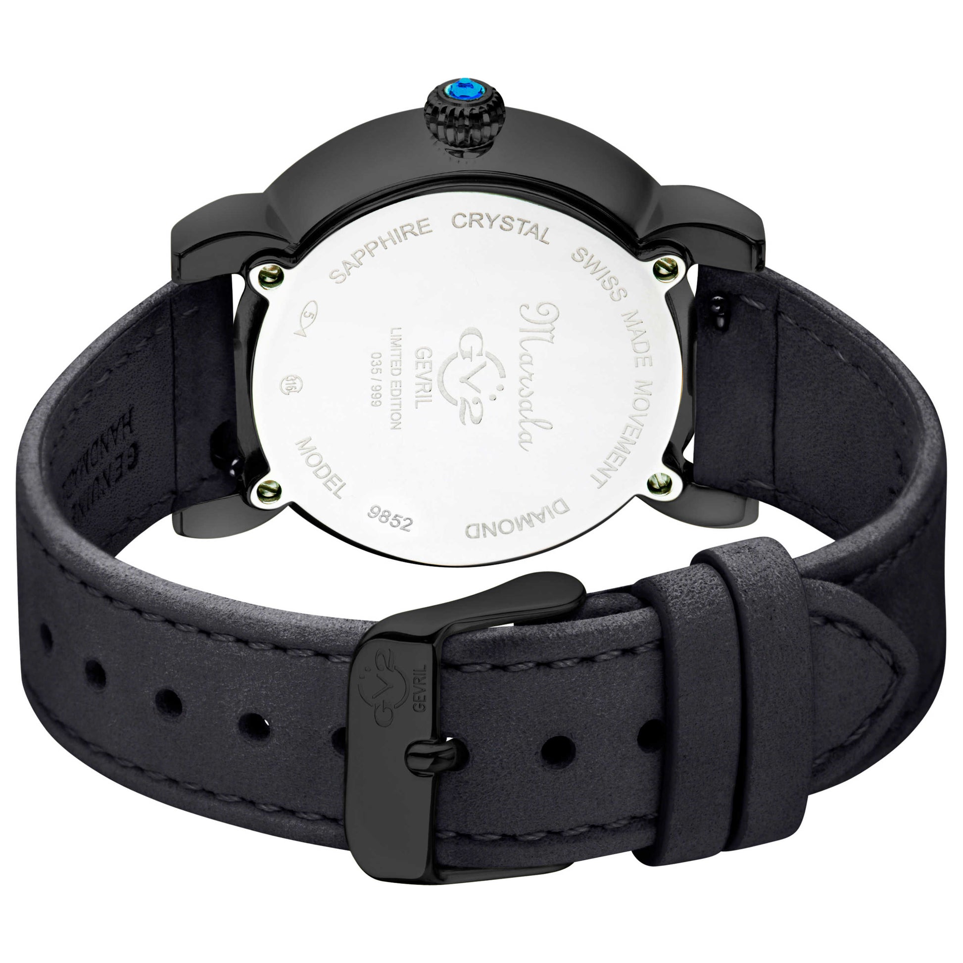 GV2 by Gevril Marsala Diamond Women's Quartz Watch 9852 - Image #2
