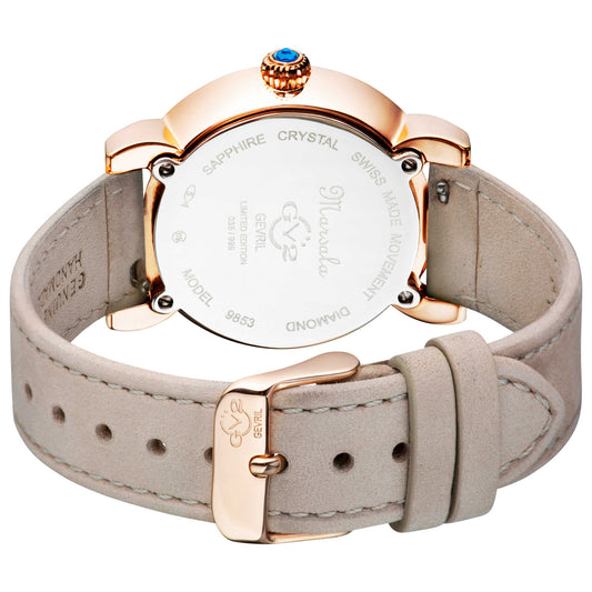 GV2 by Gevril Marsala Diamond Women's Quartz Watch 9853 - Image #2
