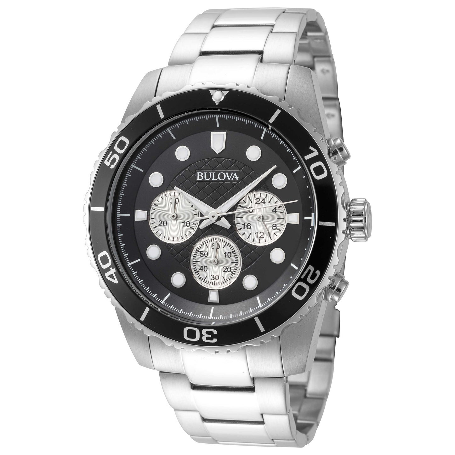Front view of Bulova Classic Men's Quartz Watch 98A154