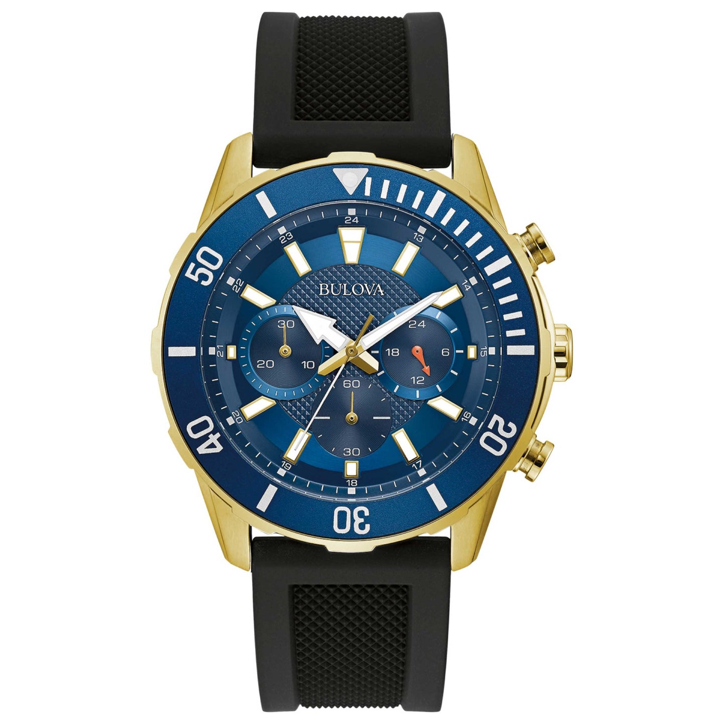 Front view of Bulova Classic Men's Quartz Watch 98A244