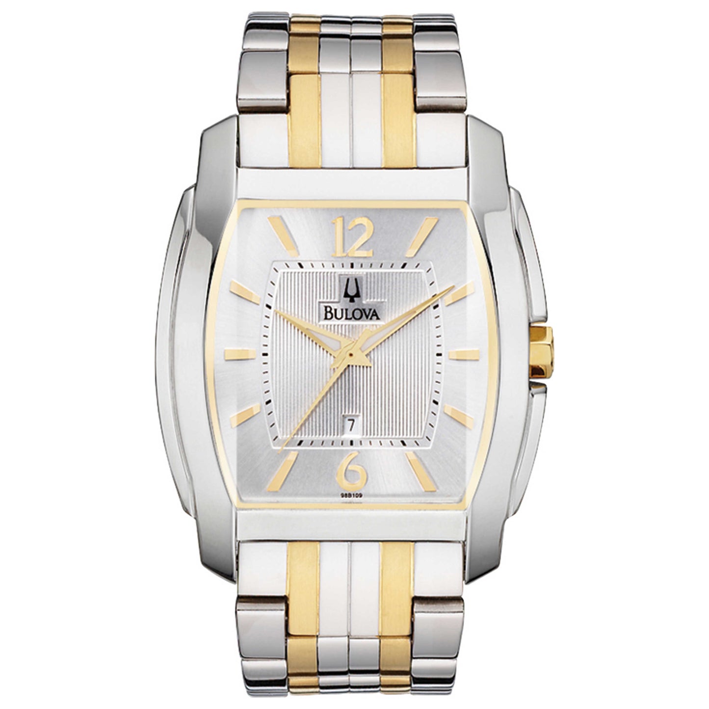 Front view of Bulova Dress Men's Quartz Watch 98B109