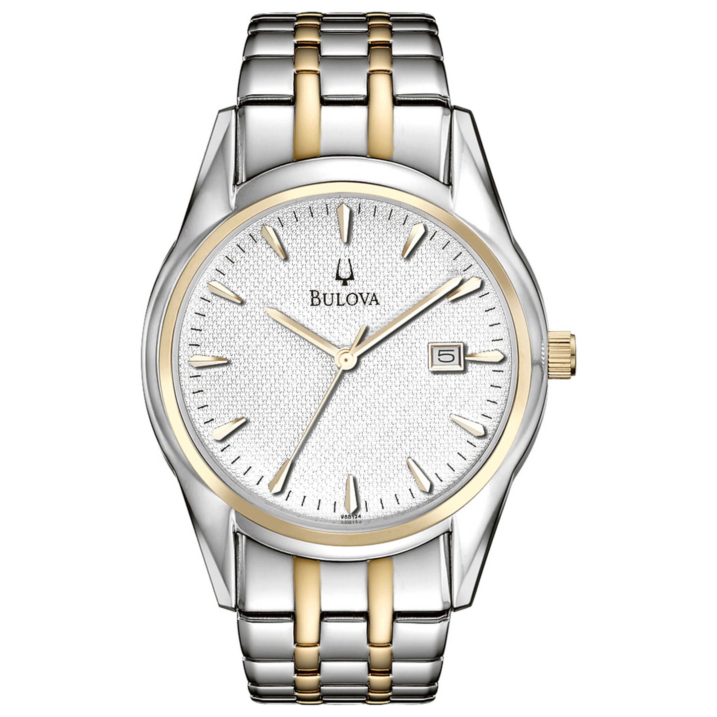 Front view of Bulova Bracelet Men's Japanese Quartz (Battery-Powered) Watch 98B134