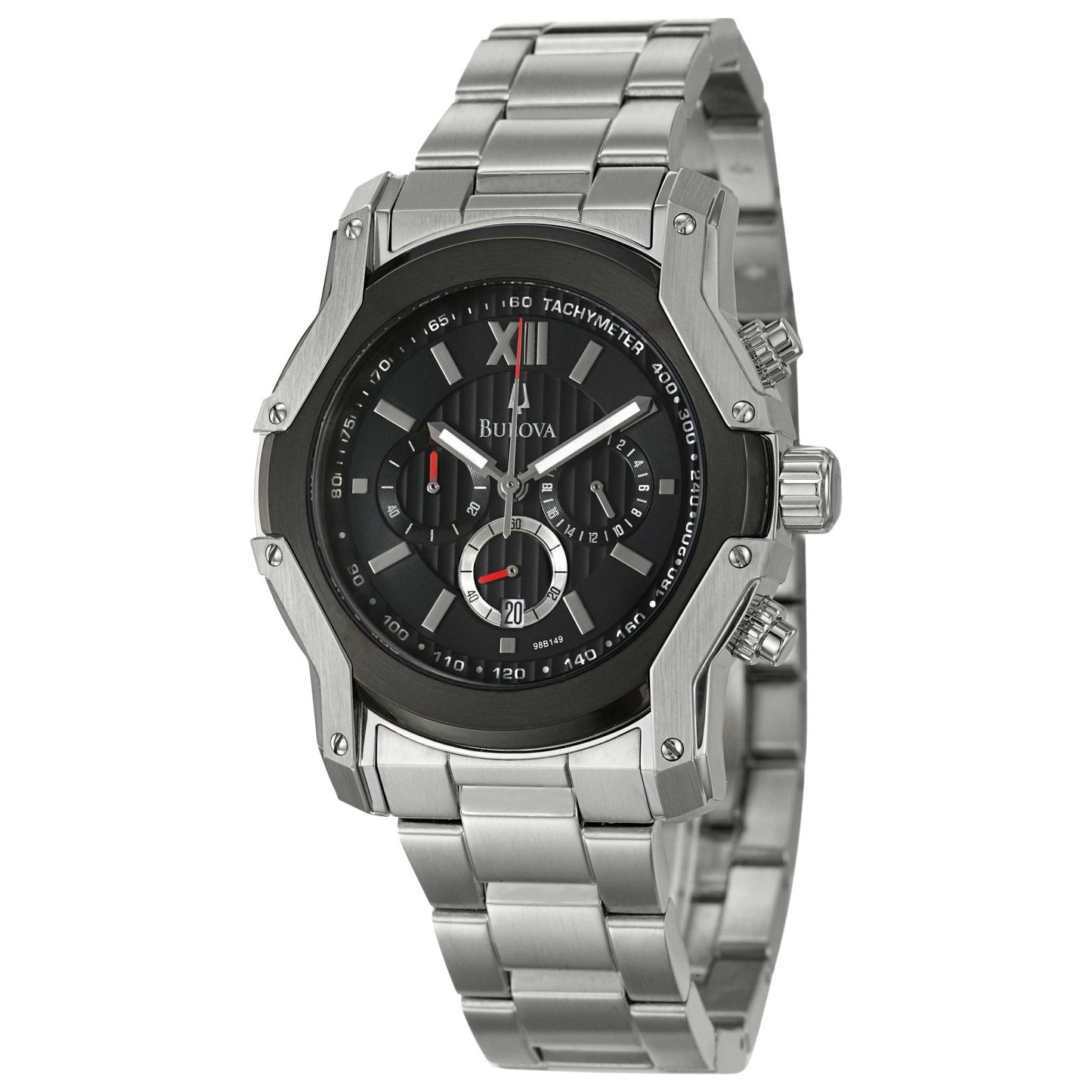 Front view of Bulova Dress Men's Quartz Watch 98B149