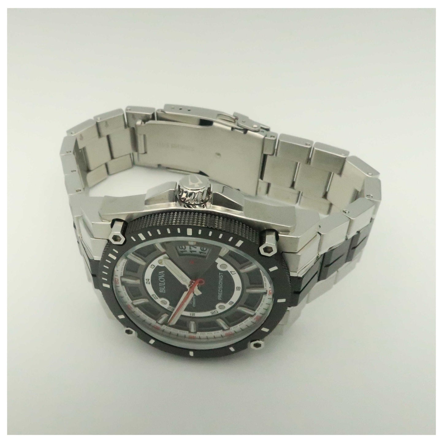 Bulova Precisionist Men's Quartz Watch 98B180-SDV - Image #8