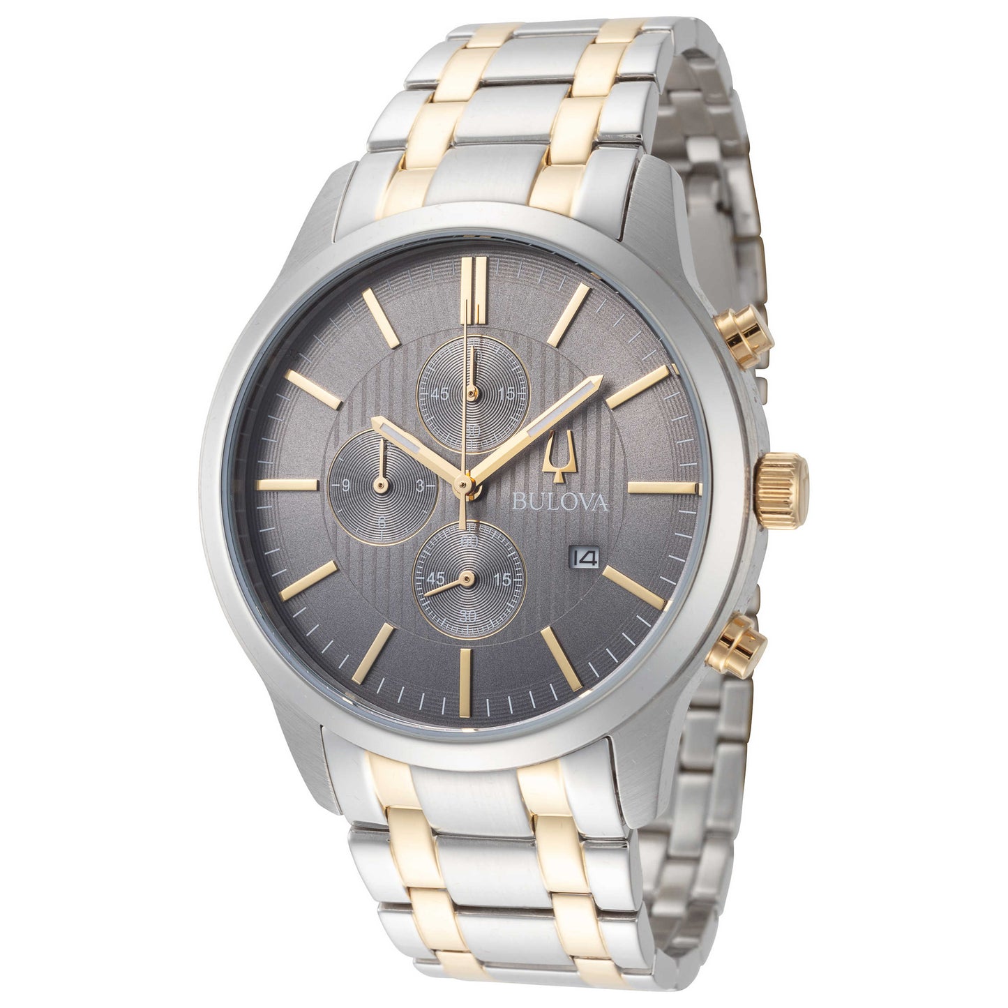 Front view of Bulova Classic Men's Quartz Watch 98B309
