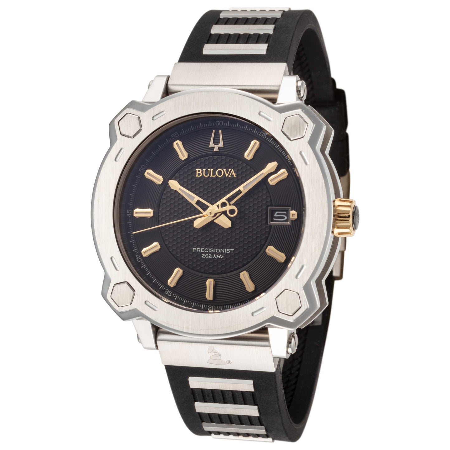 Front view of Bulova Precisionist Men's Quartz Watch 98B319