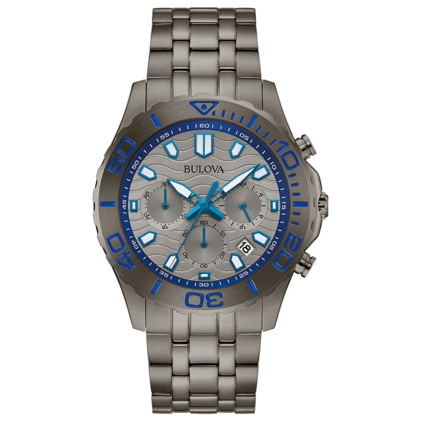 Front view of Bulova Sport Men's Quartz Watch 98B434