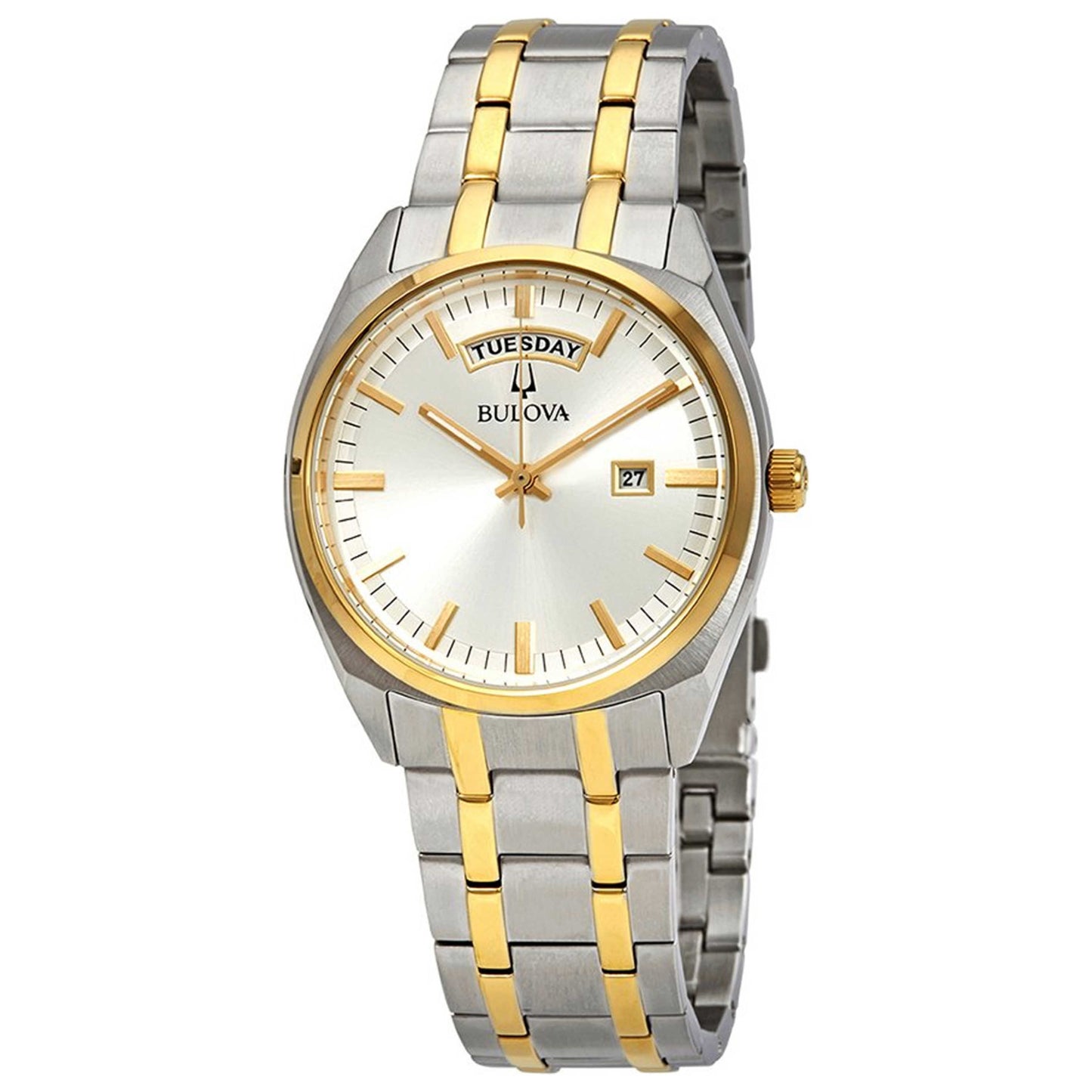 Front view of Bulova Surveyor Men's Quartz Watch 98C127