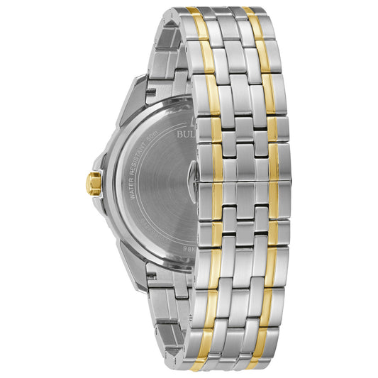 Back view of Bulova Gift Set Men's Quartz Watch 98K108