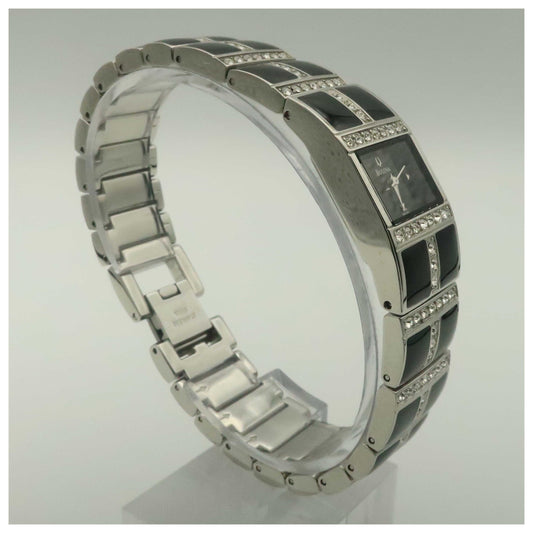 Bulova Crystal Women's Quartz Watch 98L109-PO - Image #3