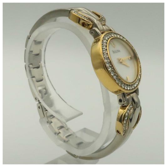 Bulova Crystal Women's Quartz Watch 98L114-PO - Image #3