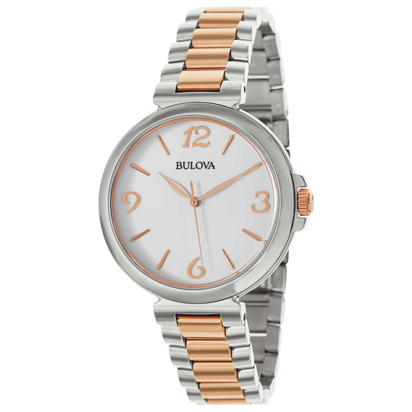 Front view of Bulova Classic Women's Japanese Quartz (Battery-Powered) Watch 98L195