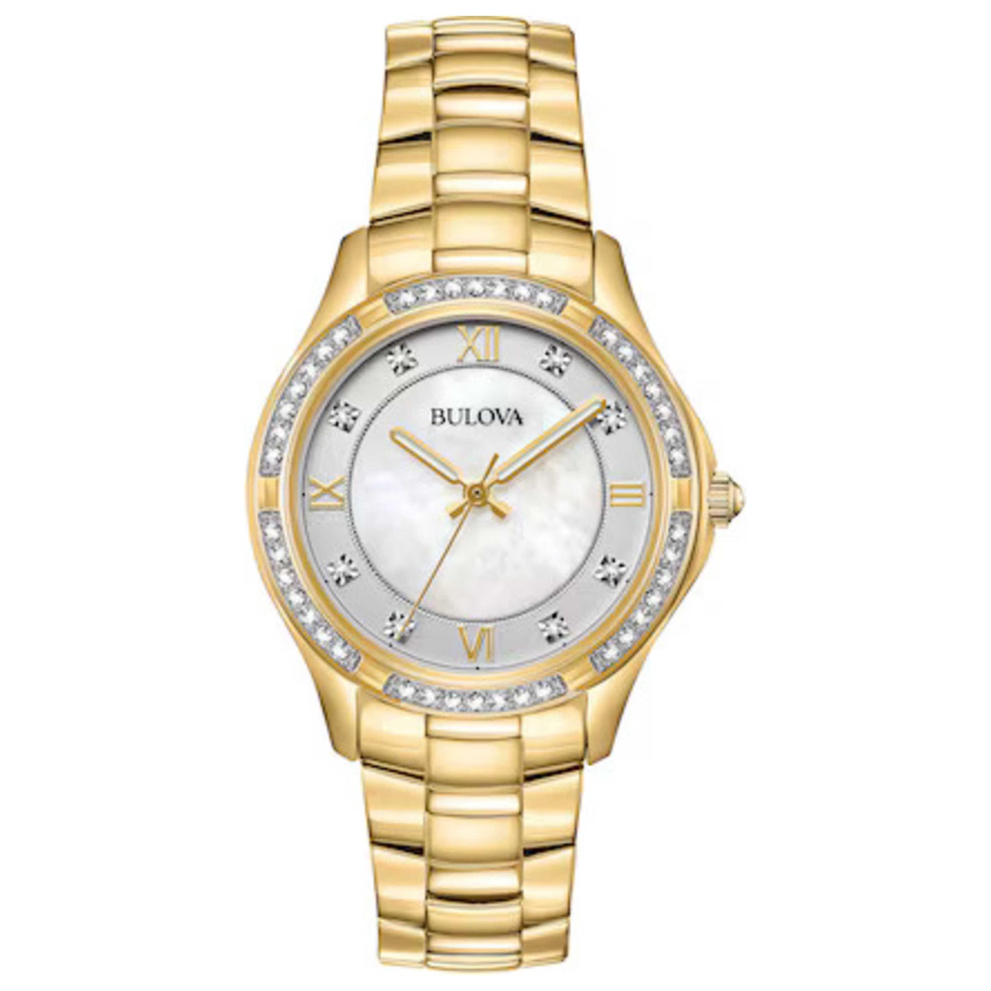 Front view of Bulova Classic Women's Quartz Watch 98L256
