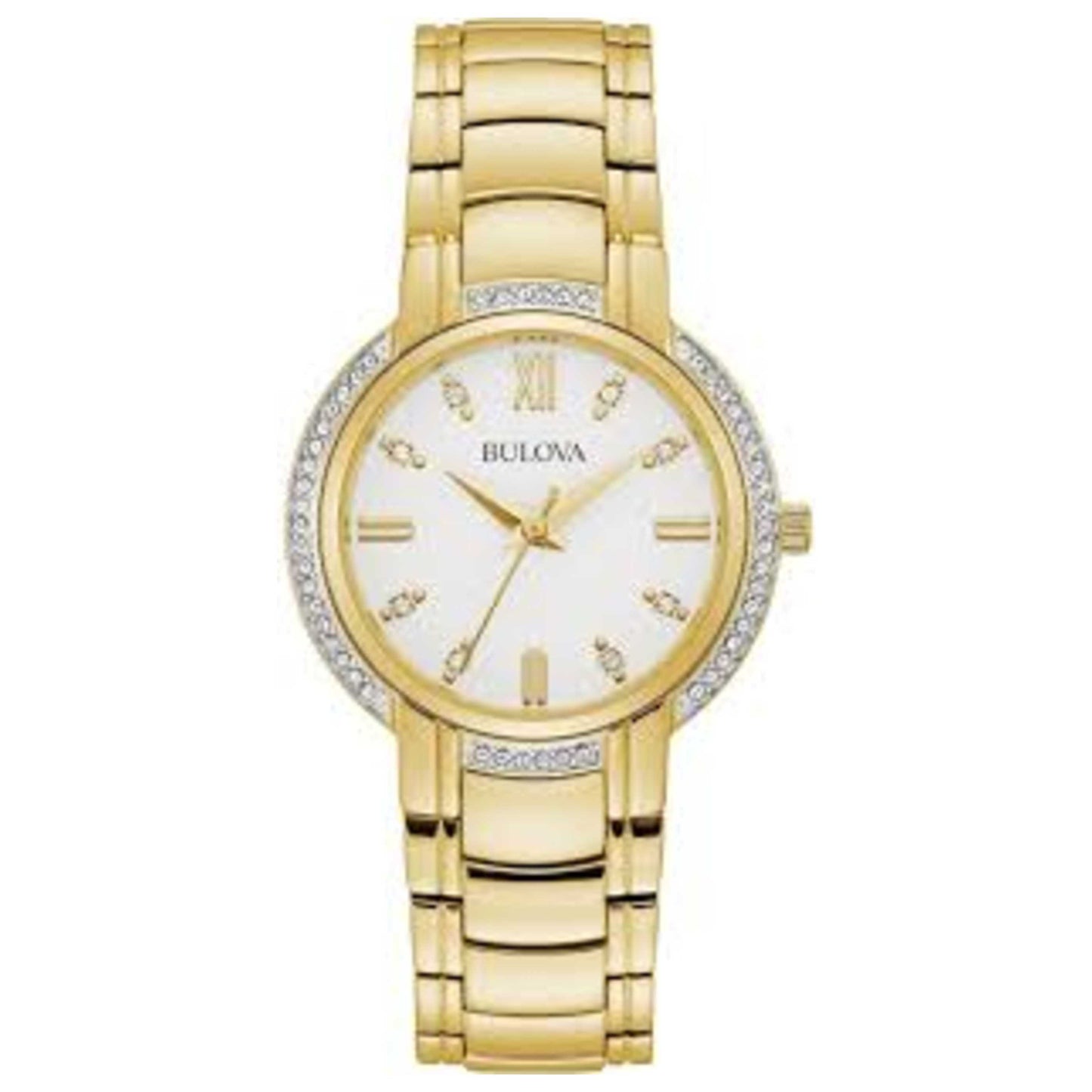 Front view of Bulova Classic Women's Quartz Watch 98L280