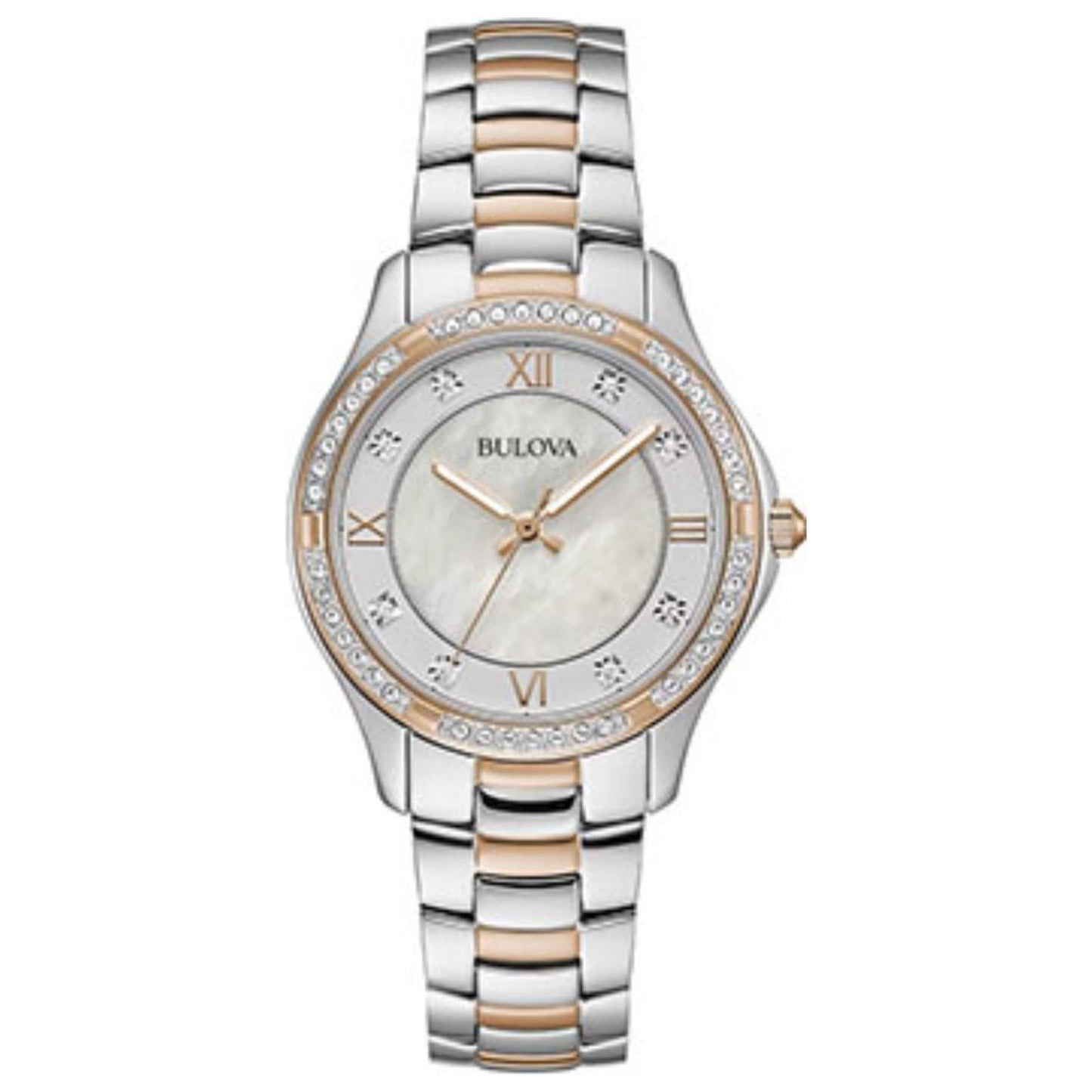 Front view of Bulova Classic Women's Quartz Watch 98L304
