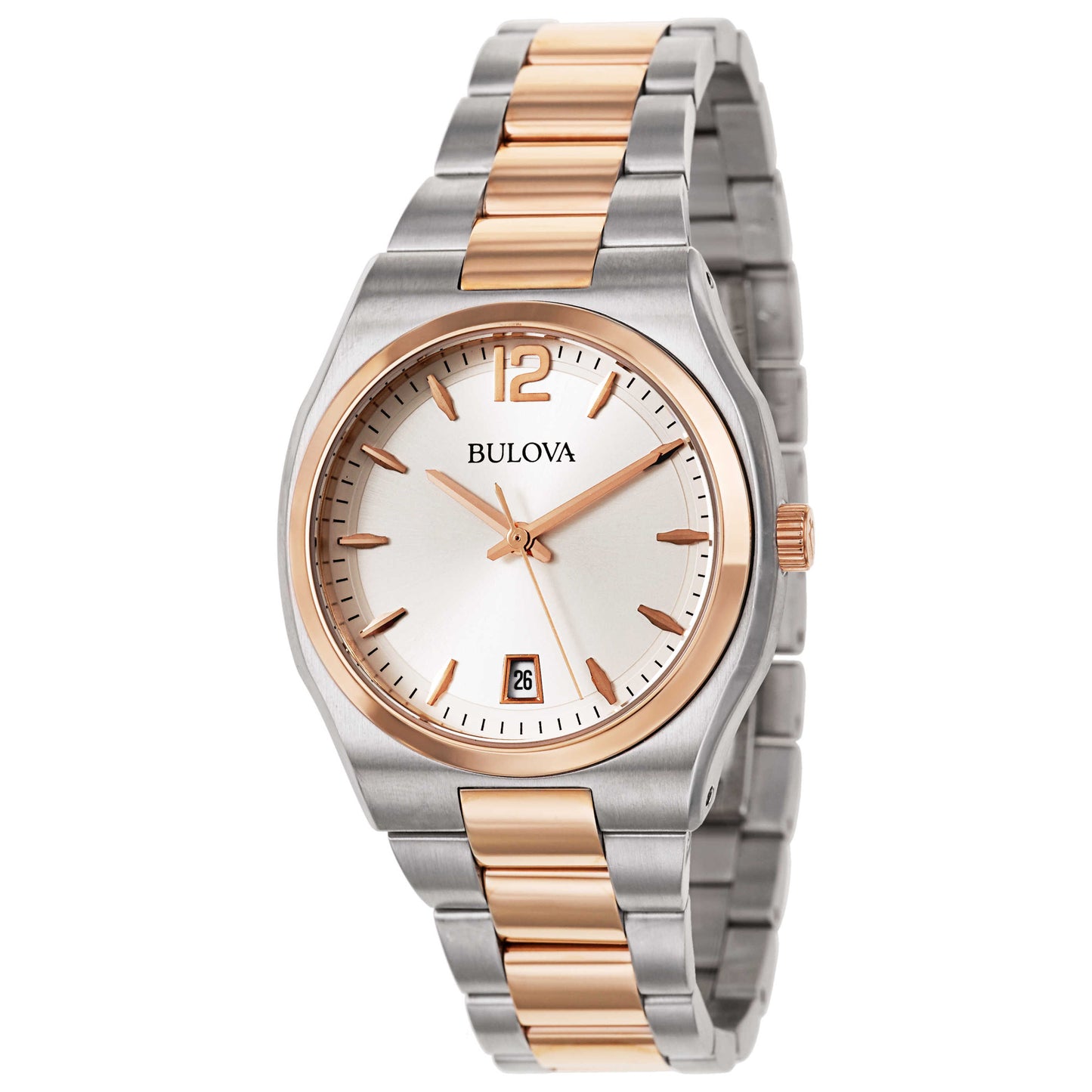 Front view of Bulova Classic Women's Japanese Quartz (Battery-Powered) Watch 98M120