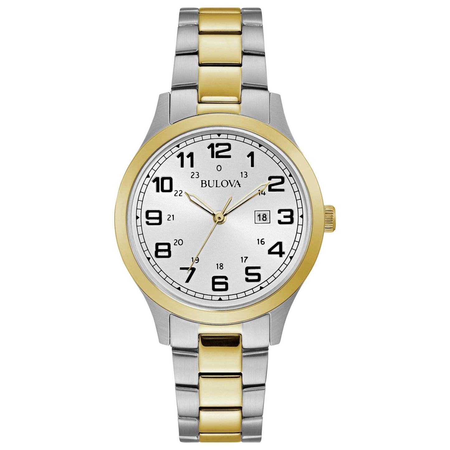 Front view of Bulova Classic Women's Quartz Watch 98M128