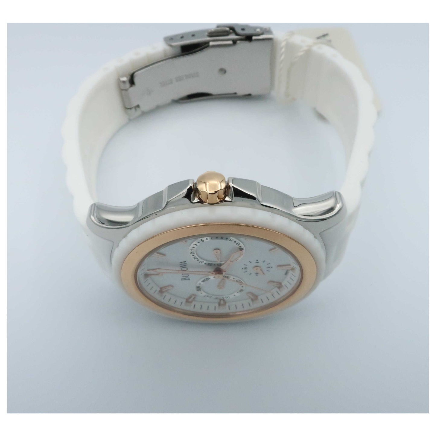 Bulova Marine Star Women's Quartz Watch 98N104-SDV - Image #8