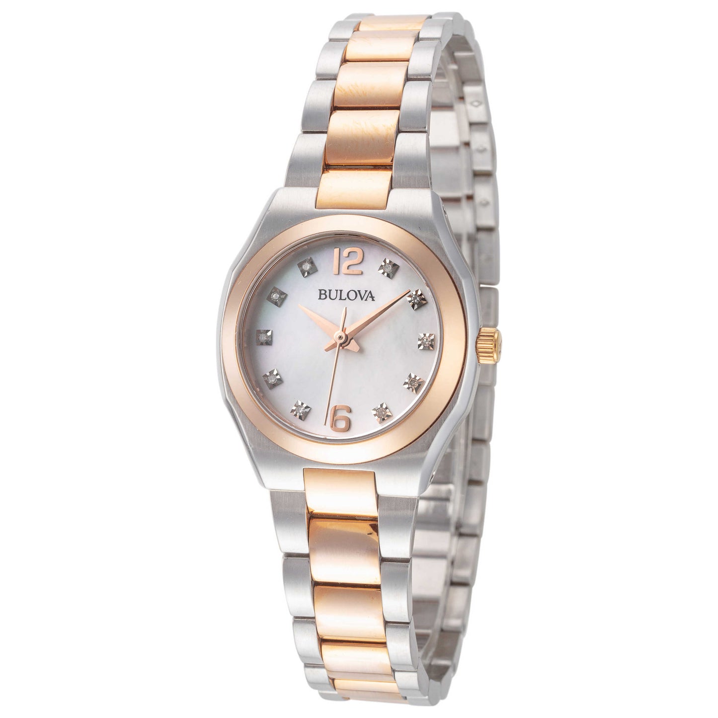 Front view of Bulova Gallery Women's Quartz Watch 98P143