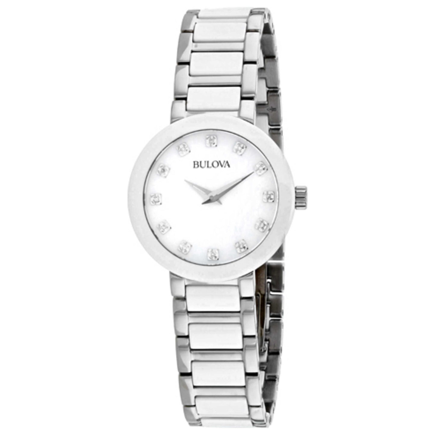 Front view of Bulova Crystal Women's Quartz Watch 98P158