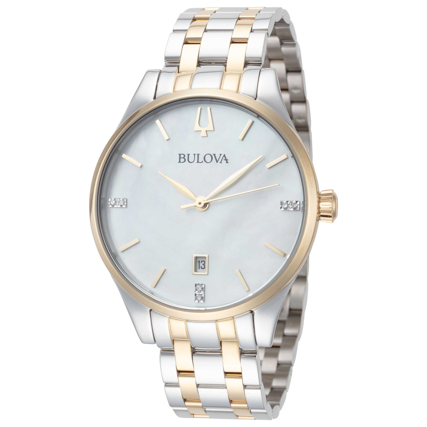 Front view of Bulova Classic Women's Quartz Watch 98P201