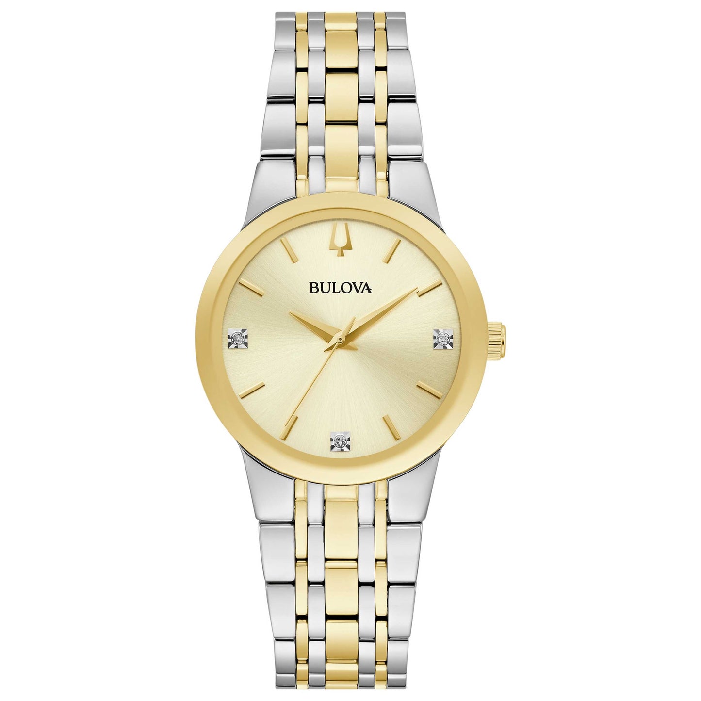 Front view of Bulova Classic Women's Quartz Watch 98P224
