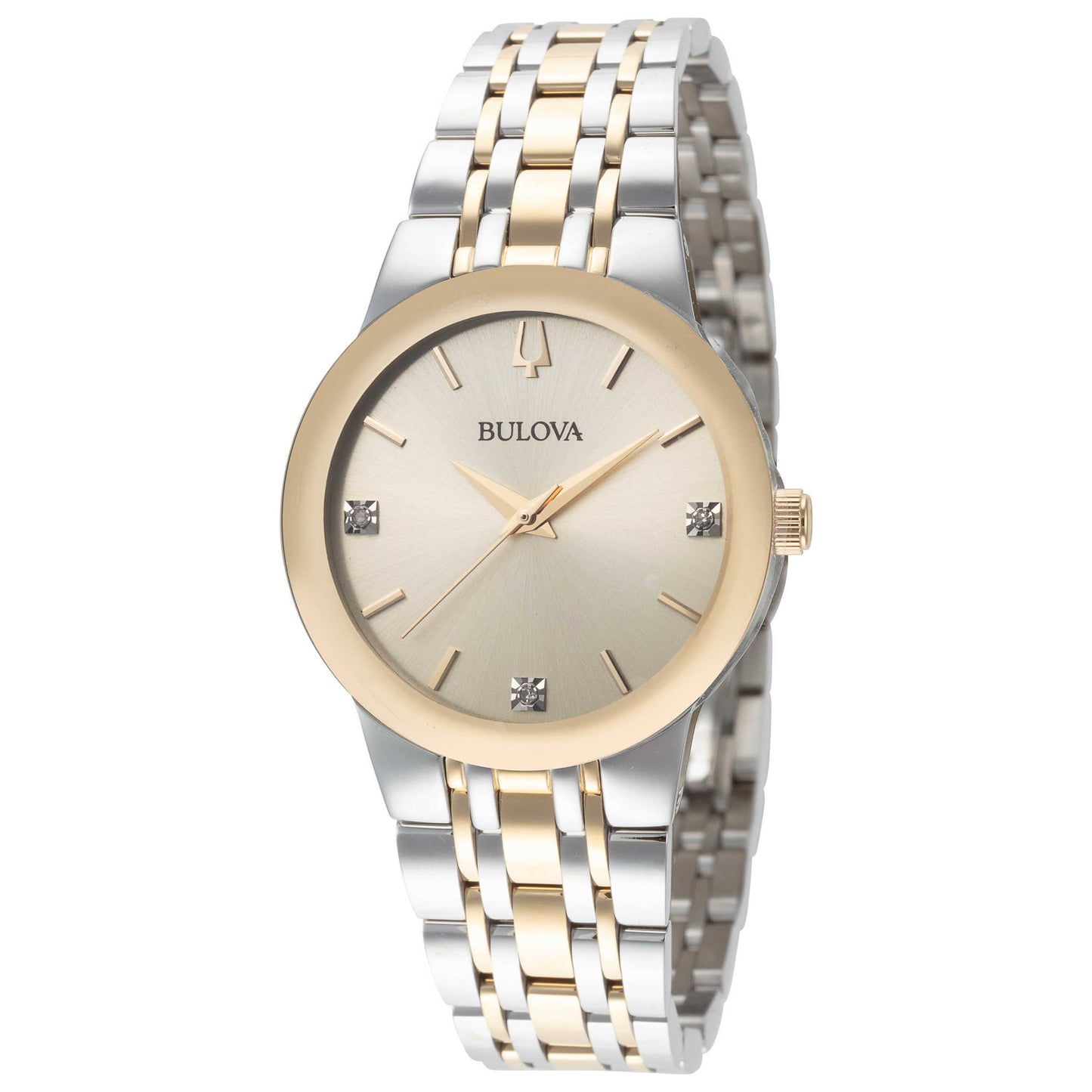 Front view of Bulova Classic Women's Quartz Watch 98P224