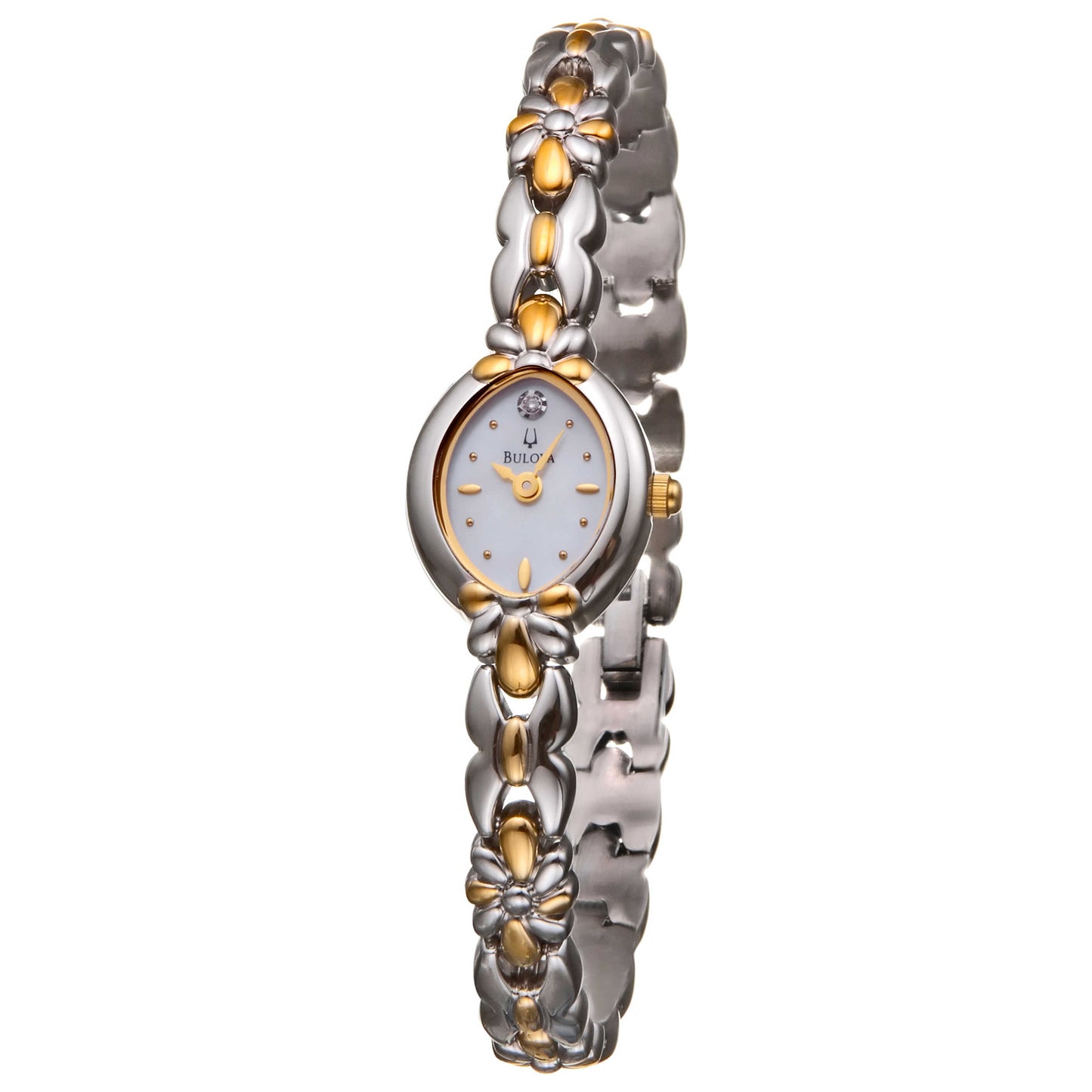 Front view of Bulova Diamonds Women's Quartz Watch 98P38