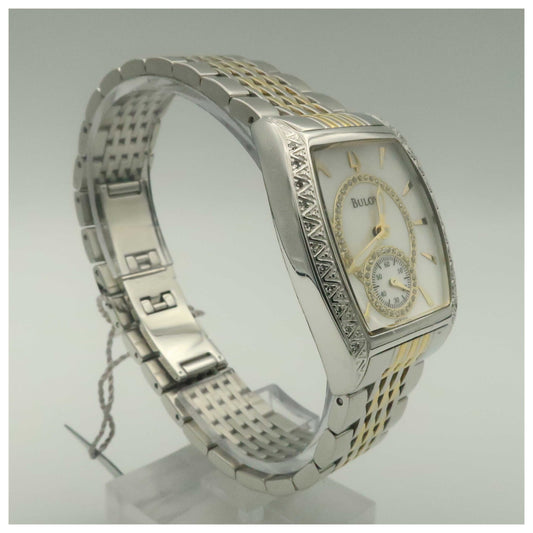 Bulova Diamonds Women's Quartz Watch 98R004-PO - Image #3