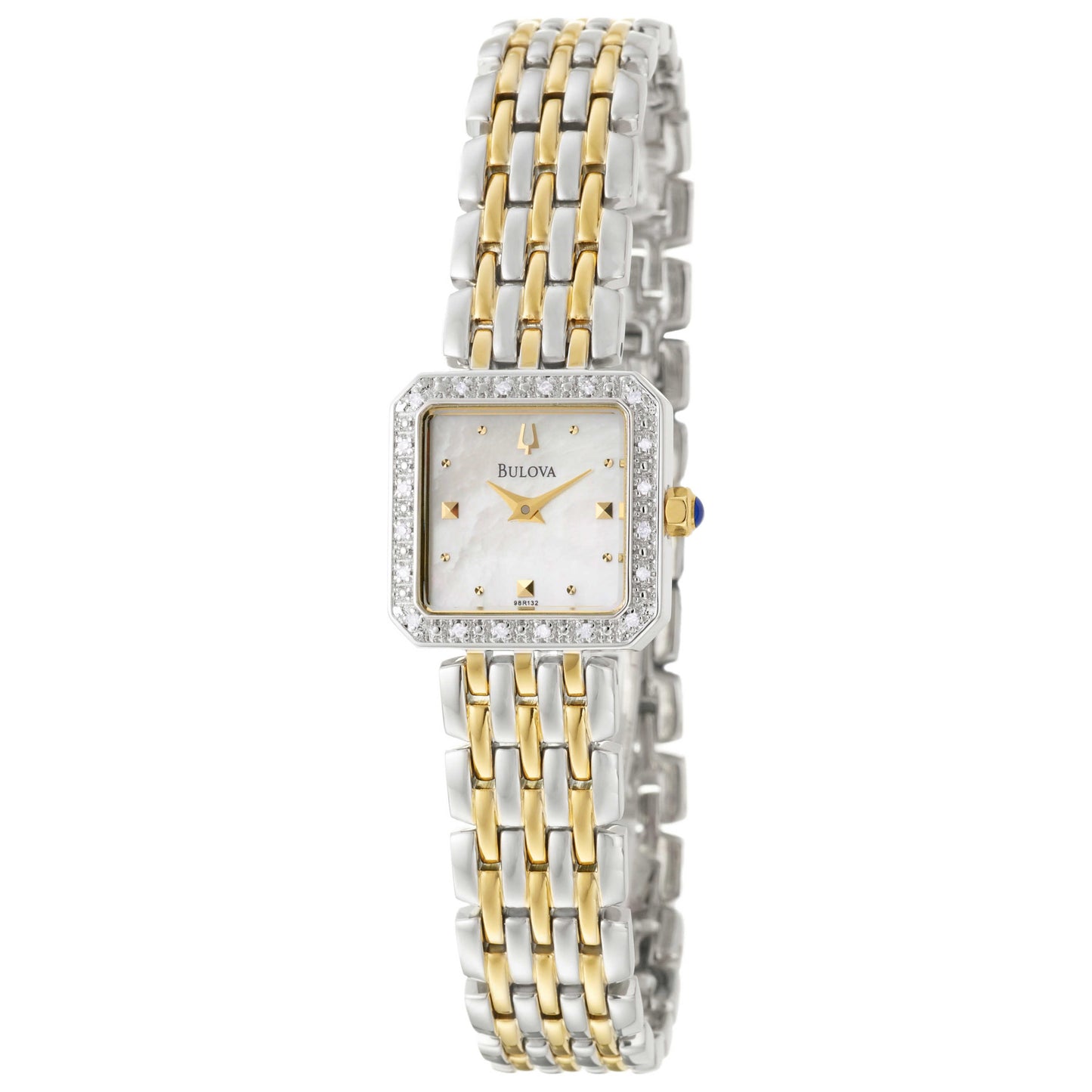 Front view of Bulova Diamonds Women's Quartz Watch 98R132