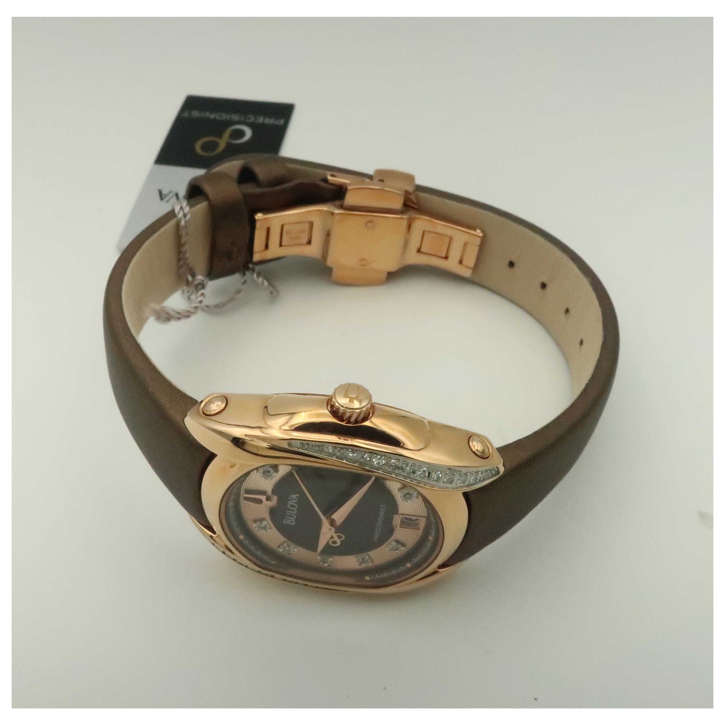 Bulova Precisionist Women's Quartz Watch 98R140-PO - Image #8