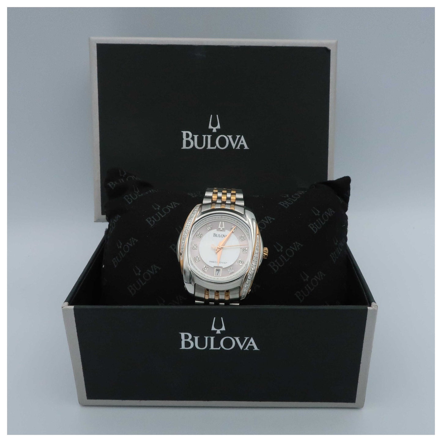 Bulova Precisionist Women's Japanese Quartz (Battery-Powered) Watch 98R141-PO - Image #6