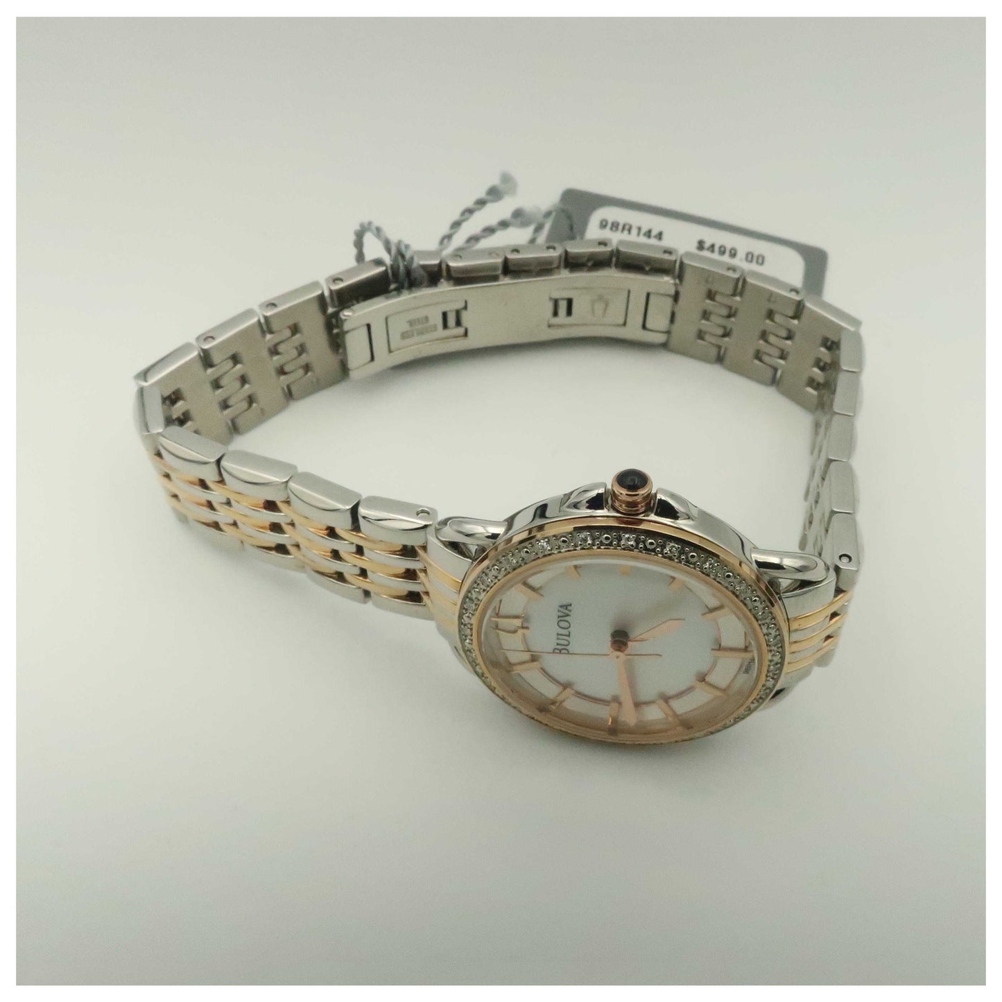 Bulova Diamonds Women's Japanese Quartz (Battery-Powered) Watch 98R144-PO - Image #8