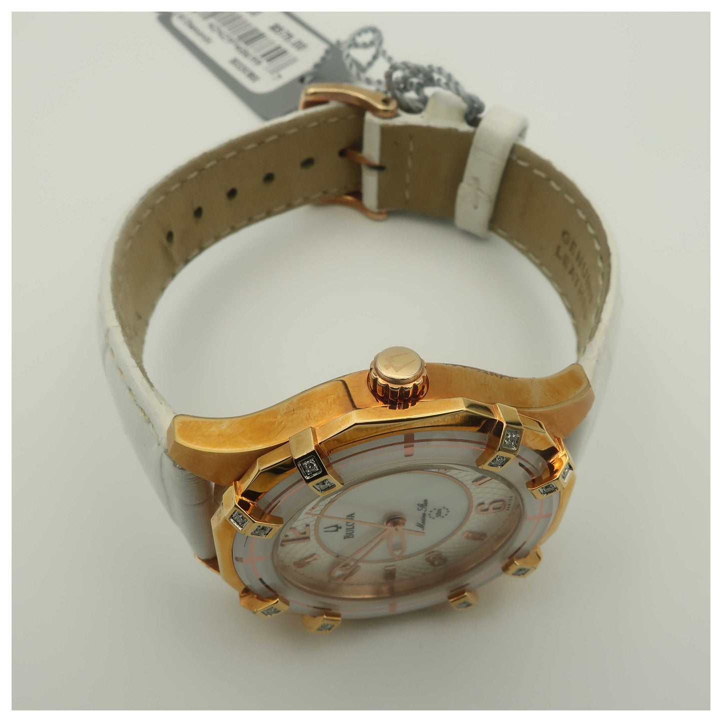 Bulova Marine Star Women's Quartz Watch 98R150-PO - Image #8